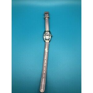 Why Me Watch Women Stainless Steel  Battery Purple Quartz WORKS Needs NEW BAND